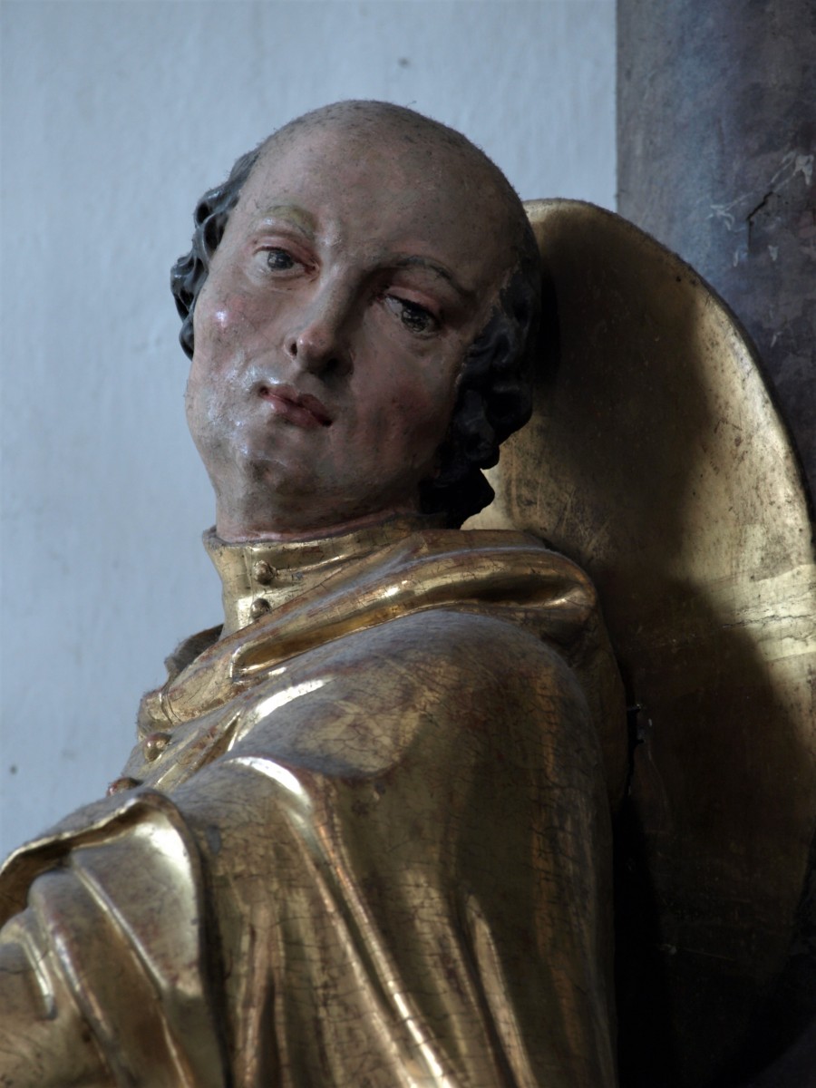 St Bonaventura, detail, altar of St John of Nepomuk, parish church St John the Baptist (Grabenkirche), Graz (photo by Anja Lindbichler, 2018)