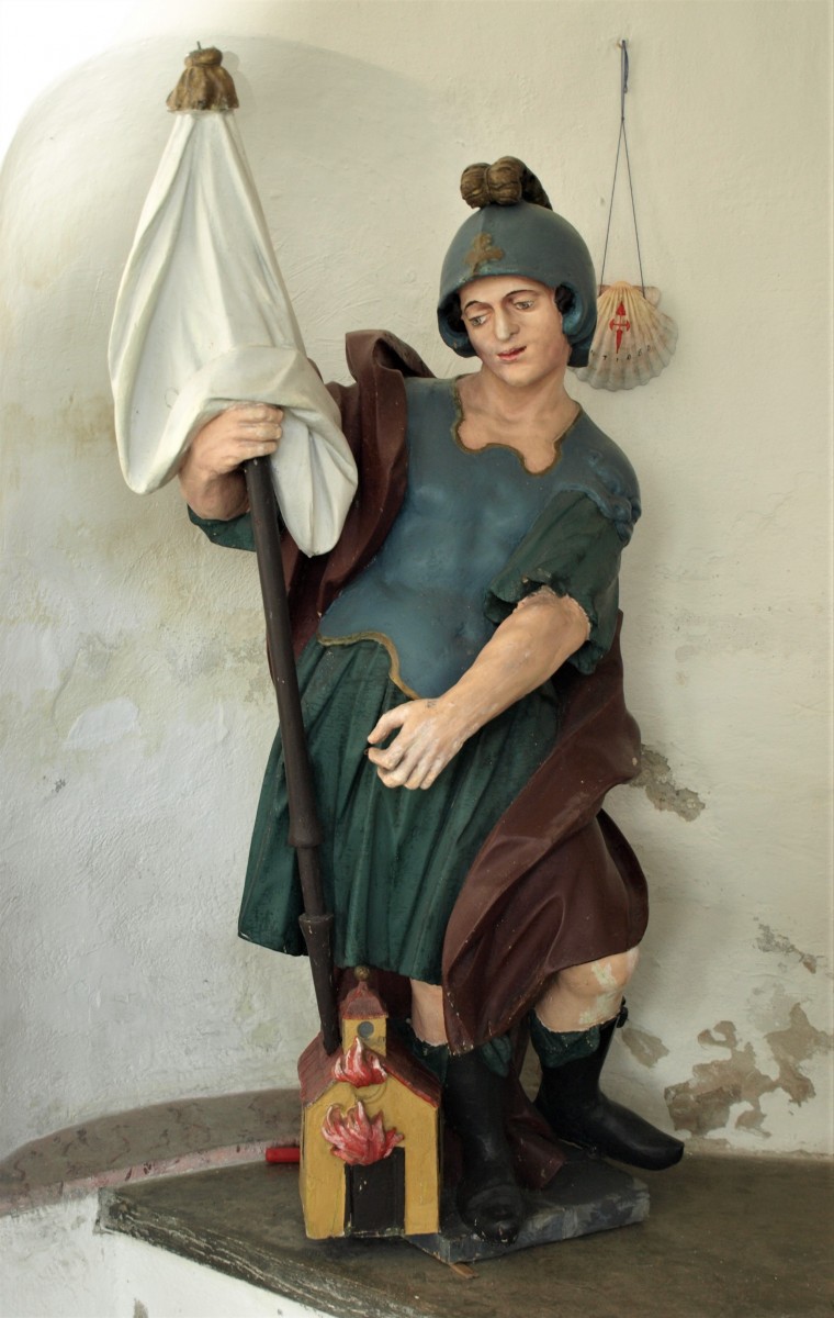 The statue of St Florian, Sternäckerweg Graz (photo by Anja Lindbichler, 2018)