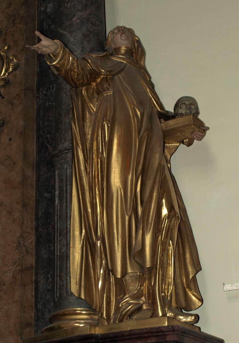 St Margaret of Cortona, altar of St John of Nepomuk, parish church St John the Baptist (Grabenkirche), Graz (photo by Anja Lindbichler, 2018)