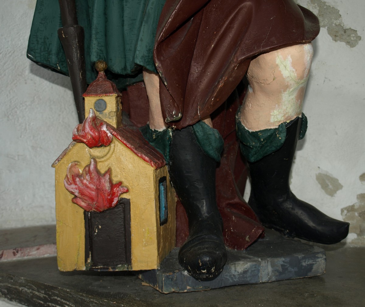 St Florian, detail, Sternäckerweg Graz (photo by Anja Lindbichler, 2018)