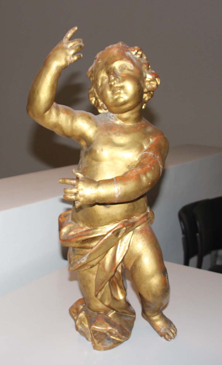 Vienna, St Augustine, storage, putto from a side altar of the Schwarzspanierkirche (photo by Julia Strobl, 2014)
