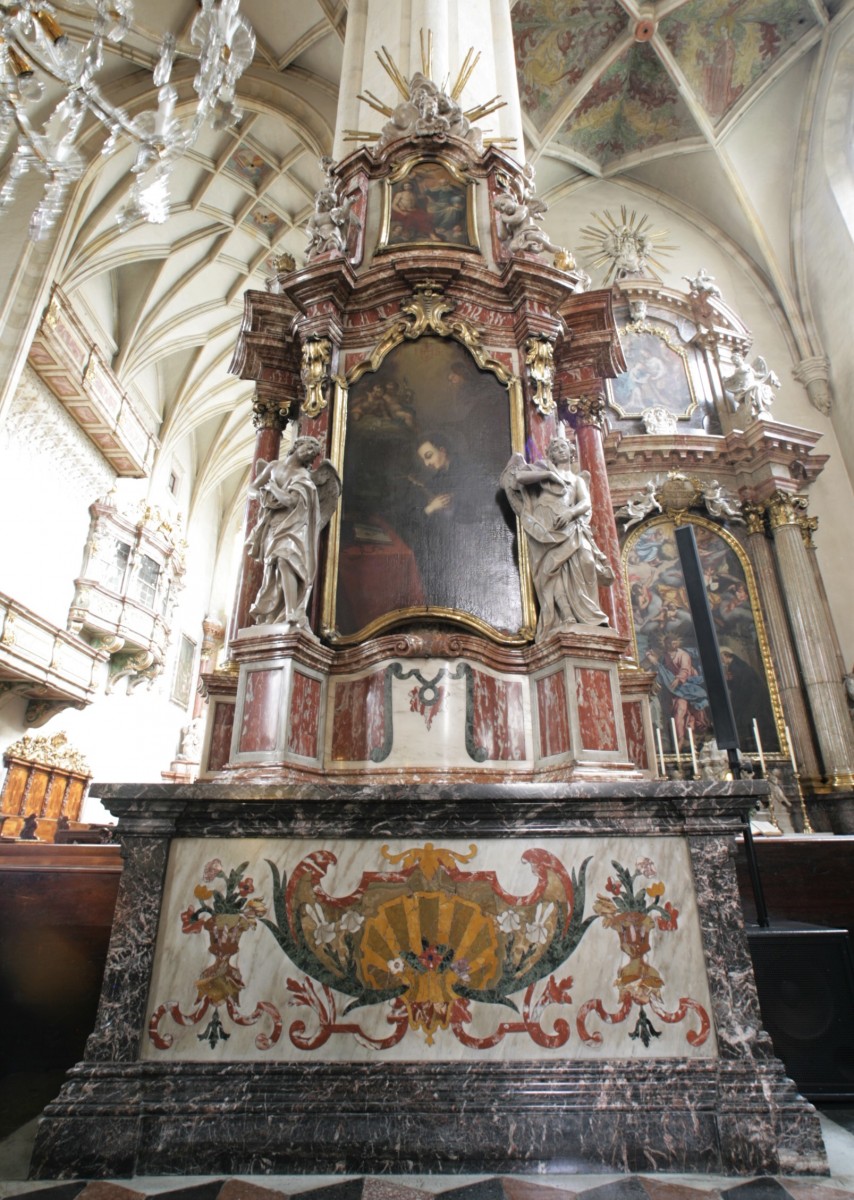 The altar of St Aloysius in the Cathedral of Graz (photo by Diocesan Museum Graz, 2014)