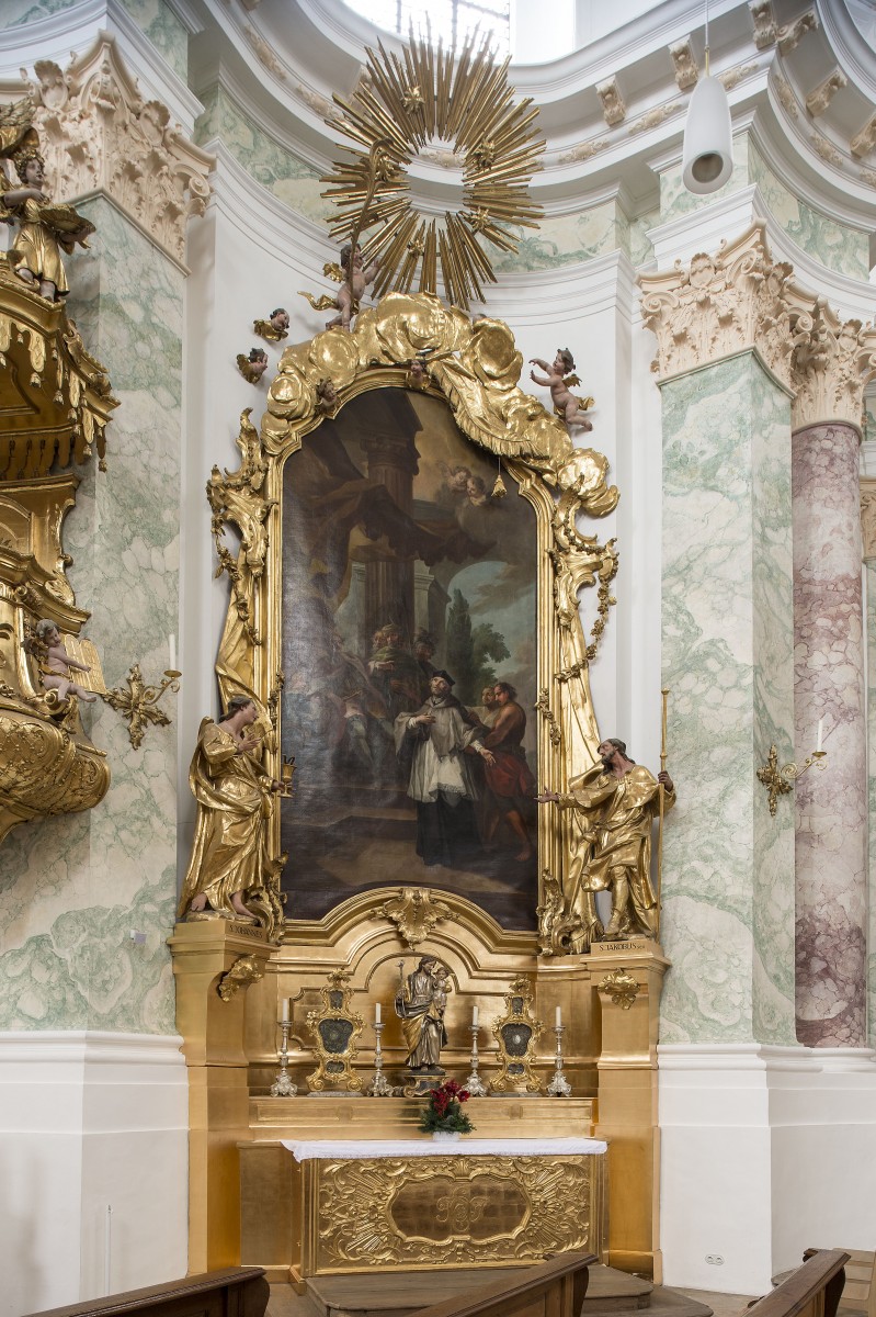 Altar St John Nepomuk in St Michael in Munich, Berg-am-Laim, Photo: M. Mannewitz, 2018