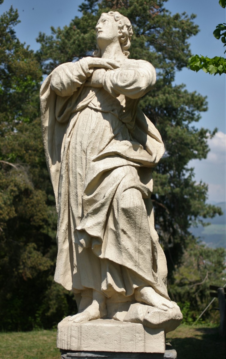 The sculpture of Apostle John, Holy Mountain, Bärnbach (photo by Diocesan Museum Graz, Eva Kullmer, 2007)