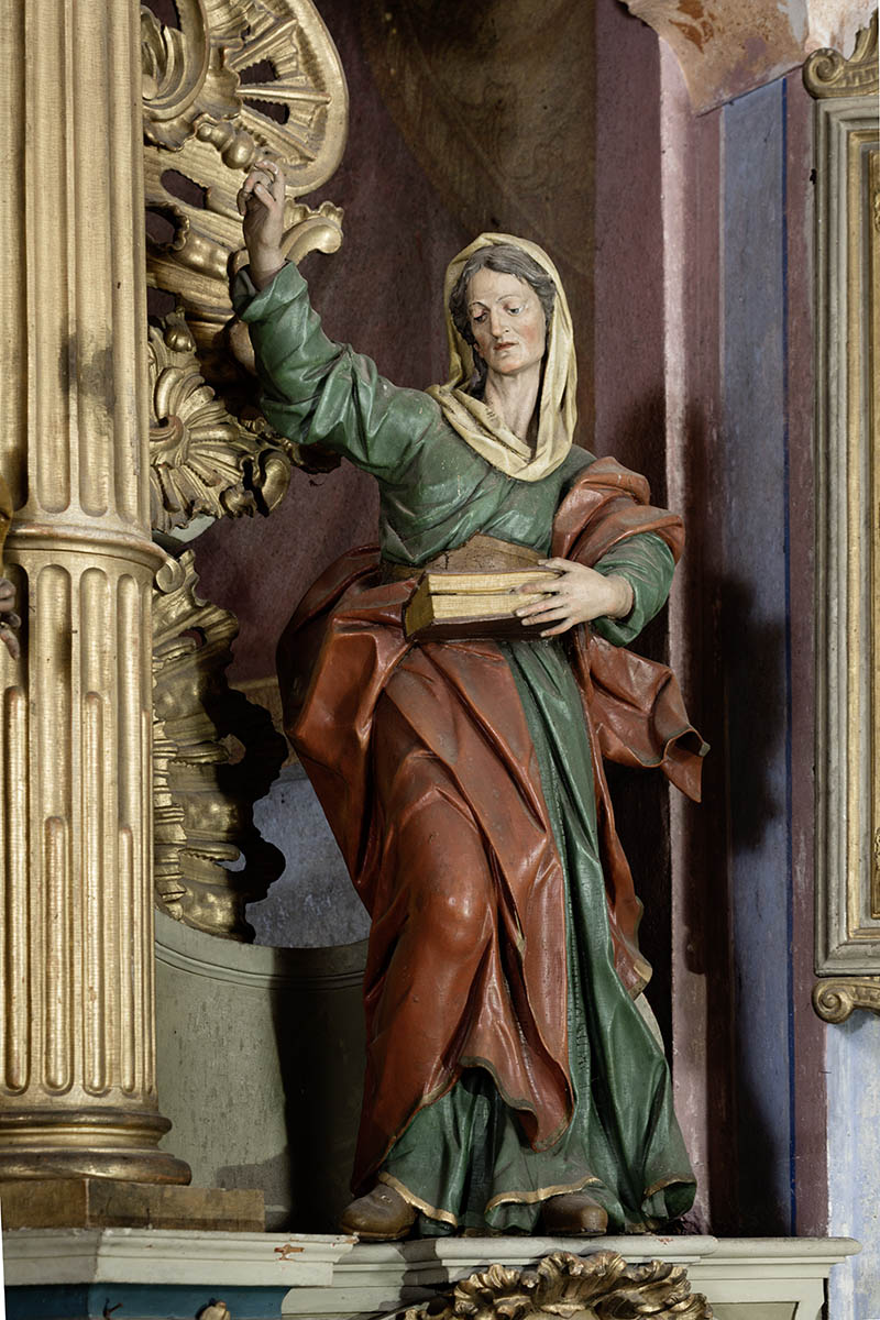 The sculpture of St Anne (Croatian Conservation Institute Photo Archive, photo by Goran Tomljenović, 2018)