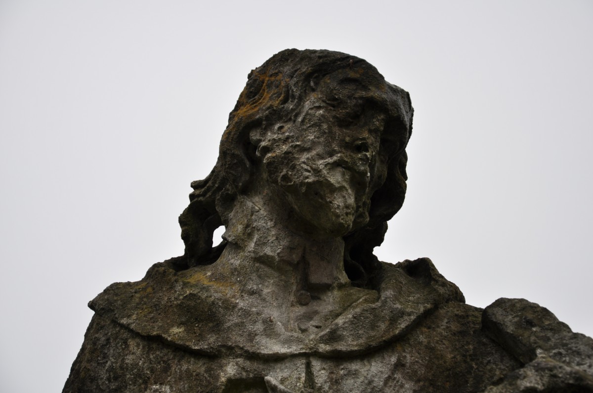 The statue of St John of Nepomuk, detail (photo by Valentina Pavlič,  2016)