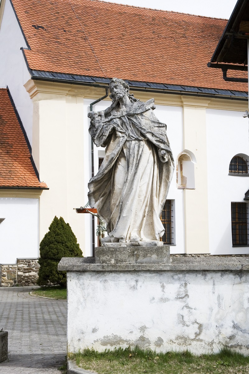 The sculpture of St Joseph in Slivnica pri Mariboru (Institute for the Protection of Cultural Heritage of Slovenia, photo by Valentin Benedik, 2018)